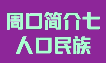 河南省周口市简介七人口民族015